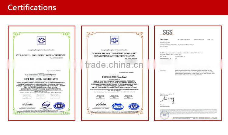 Isermal Red color silicone rubber rescue repair tape