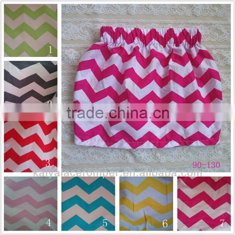 Sales Promotion!4th of july New arrive colorful chevron fabric chevron zig zag diaper fashion design baby bloomers