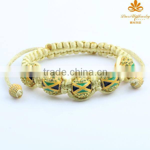 new design flag shamballa bracelets