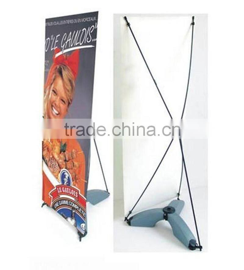 X stand/ L shape custom standing banner size
