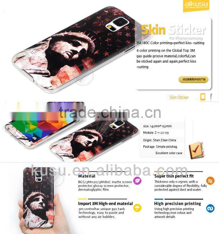3m cell phone vinyl sticker for samsung galaxy S5 factory