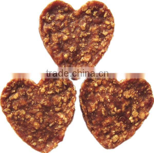 Heart shape-low fat dog snack