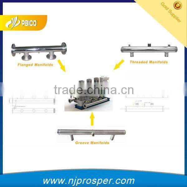 304 Stainless Steel Pump Water Discharge/Sunction Manifold