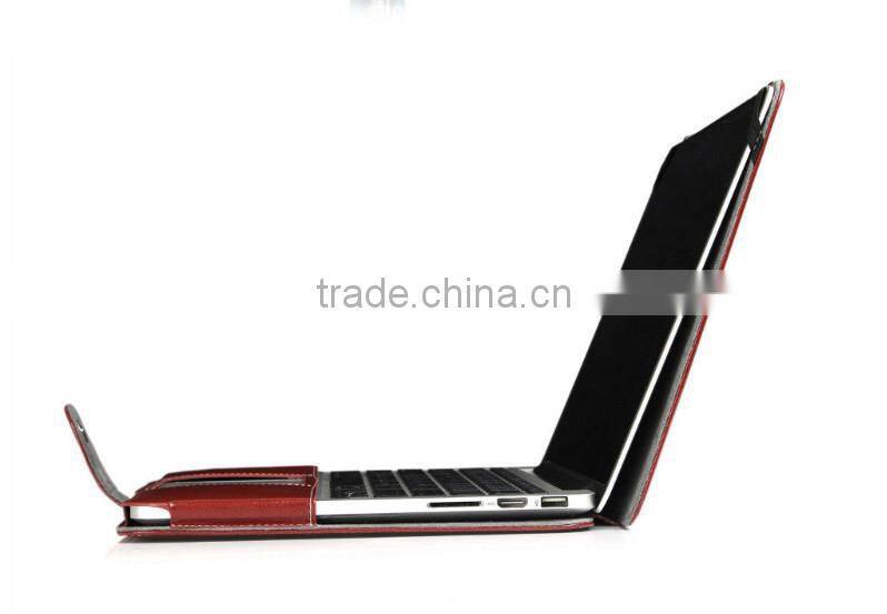 Luxury leather flip case for Macbook air 11/13/pro 13.3/retina 13.3/pro 15.4