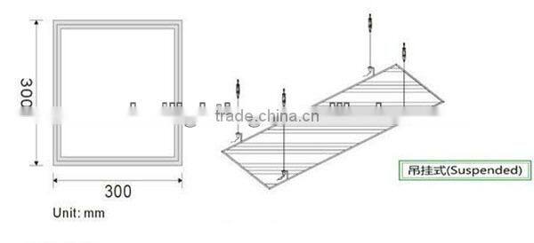 Hot selling led panel 600x600 30W 2500lm with CE ROHS SAA