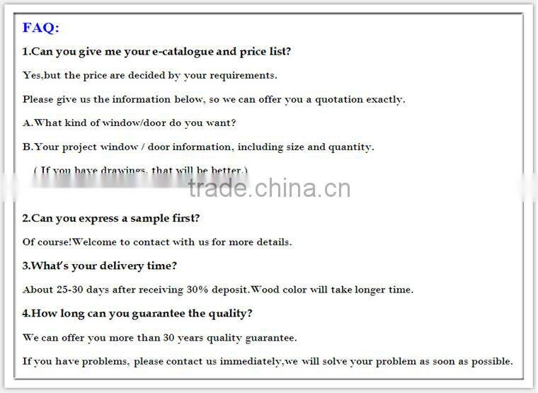 upvc window with Chain winder/glass windows