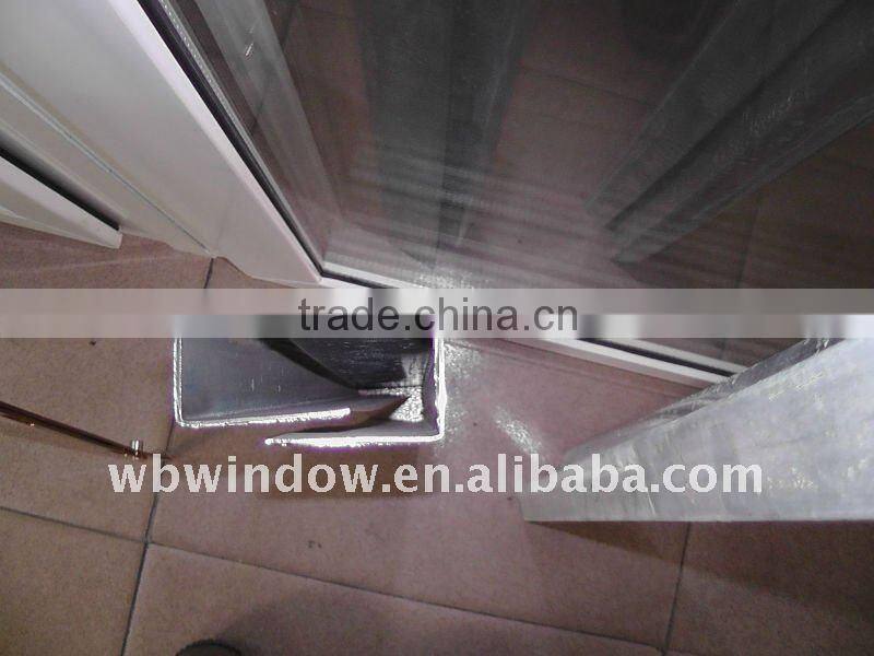 Classical pvc windows with grill (hot)