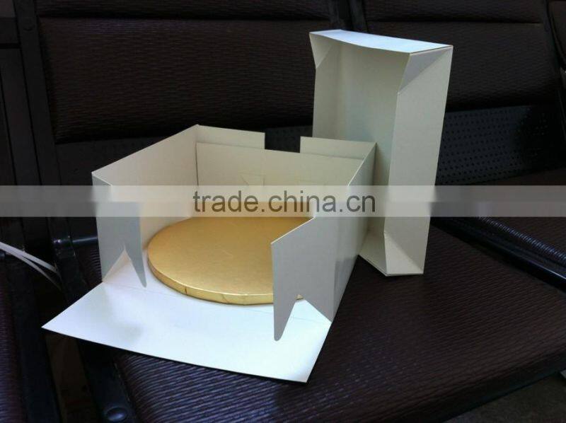 custom shape logo printed cake box and cake board cake baking appliance