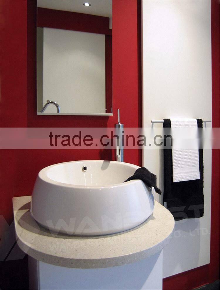 Newly best sell resin stone marble wash basin