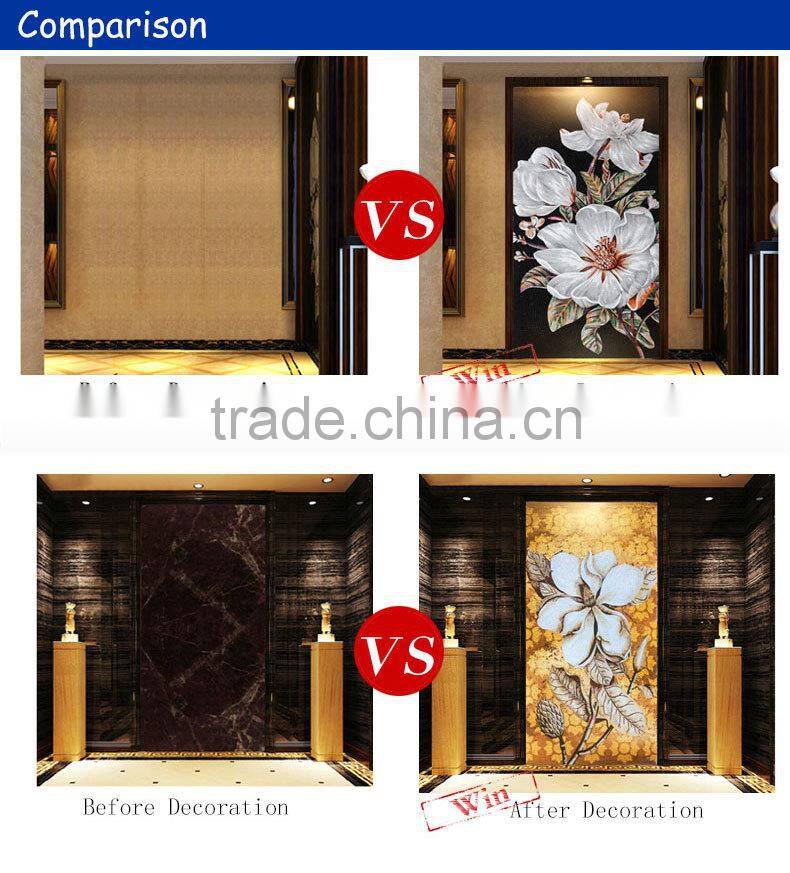 Interior design decoration living glass tile for floor and wall