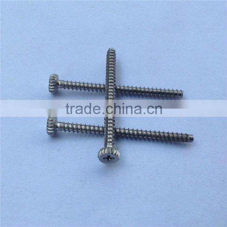 knurled head screw with cup head stainless steel M2*16