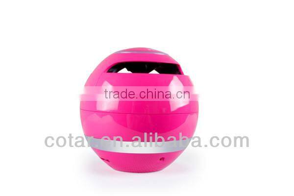 China 2013 best High quality Bluetooth Mini ball Portable speaker with usb port