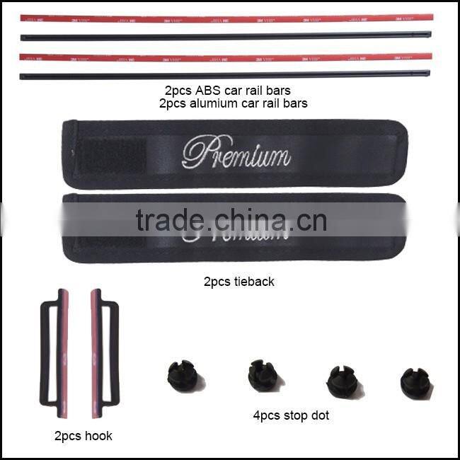 Polyester fabric material and side window shades type car sunshades