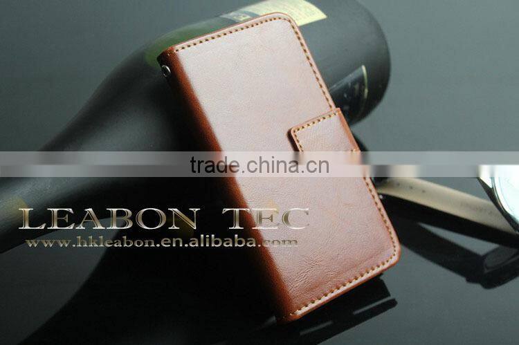 Wholesale new hot selling high quality leather case for iphone 5, for iphone 5 leather case