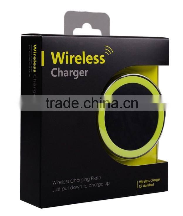 new products on china market wireless charger round power bank