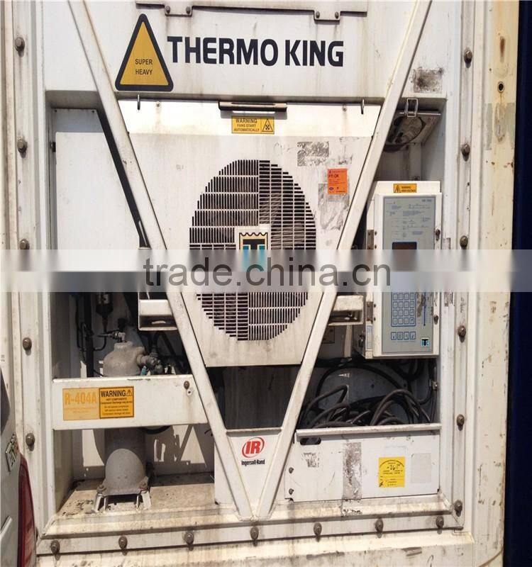 40' used Reefer Container with Thermo king refrigerator