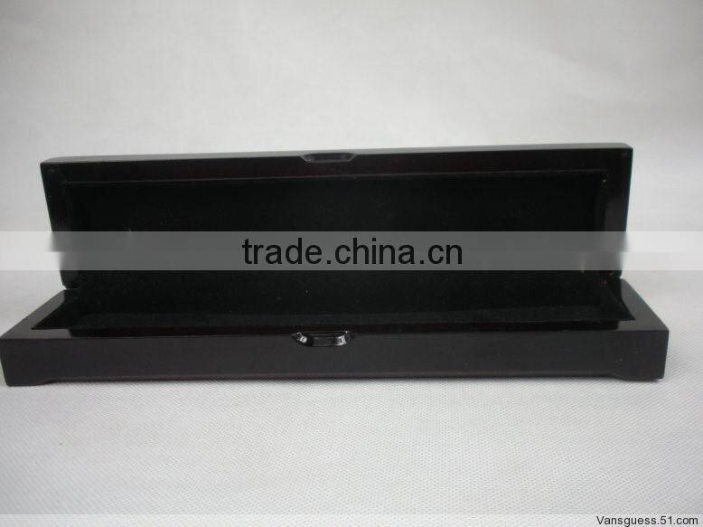 high end black bracelet wooden box