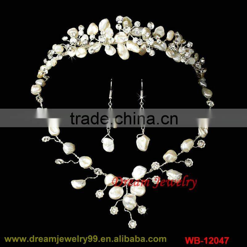 fashion wedding necklace set