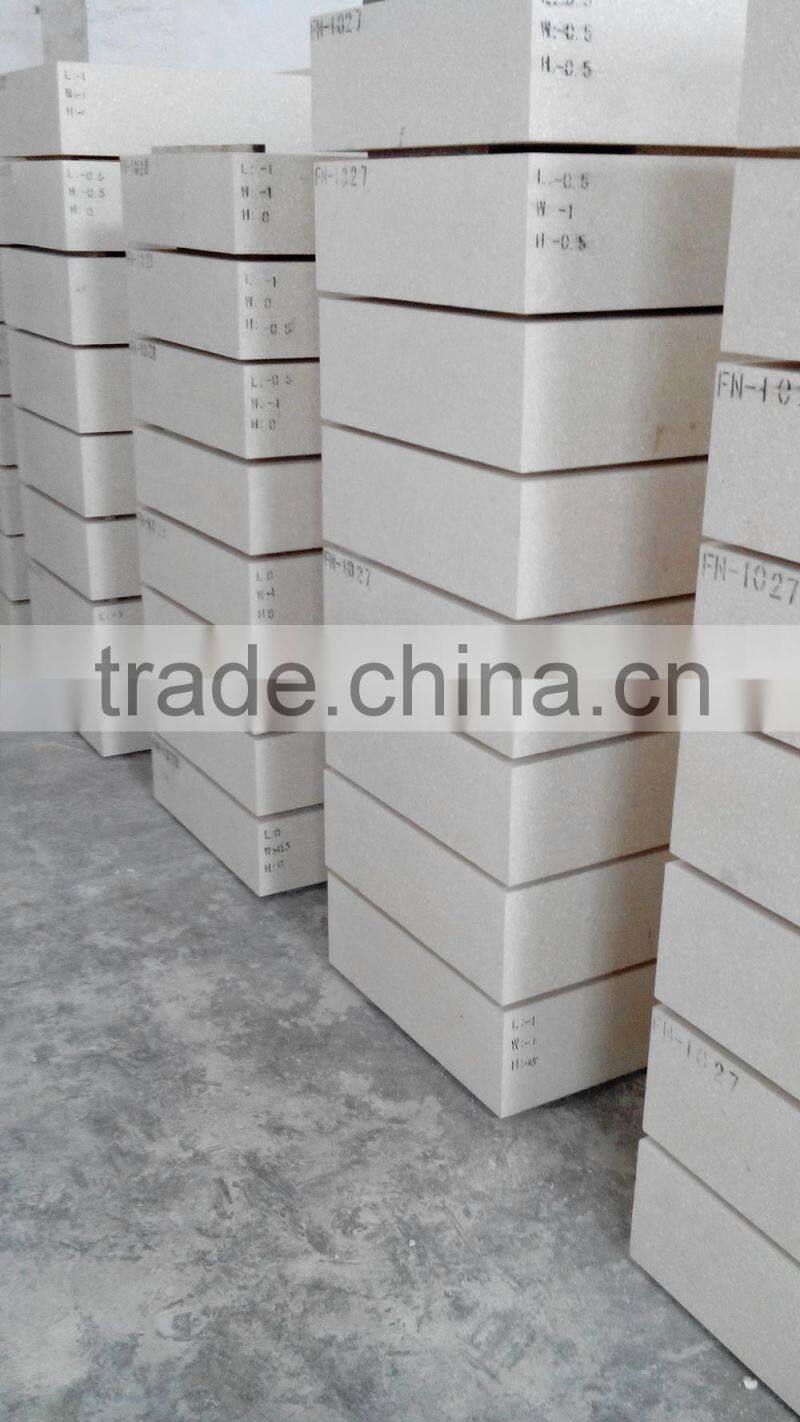 made in China glass kiln tin bath bottom block refractory brick perforated block manufacturer