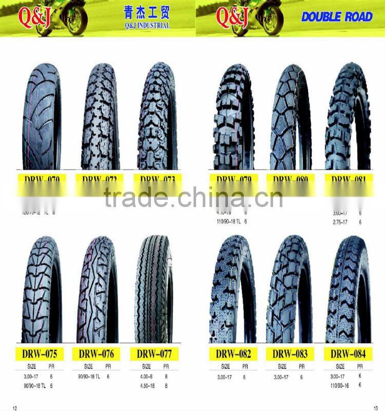 Factory supply high quality motorcycle tyre 80 / 90 - 14 with cheap price
