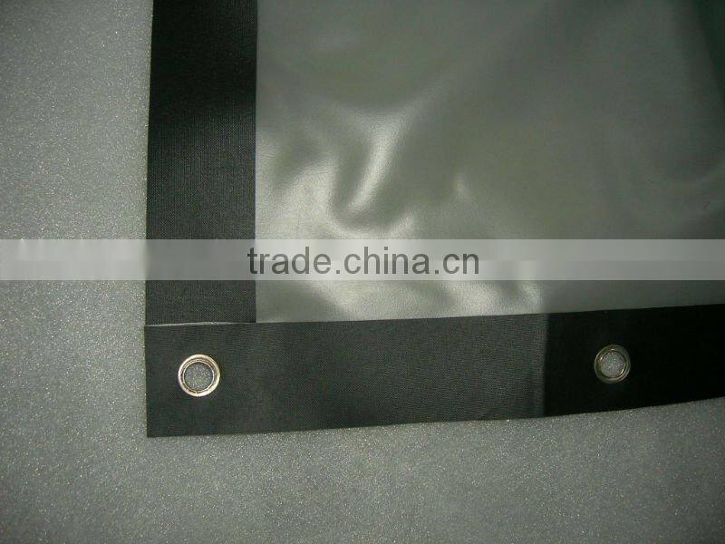 Eyelet rear projection screen