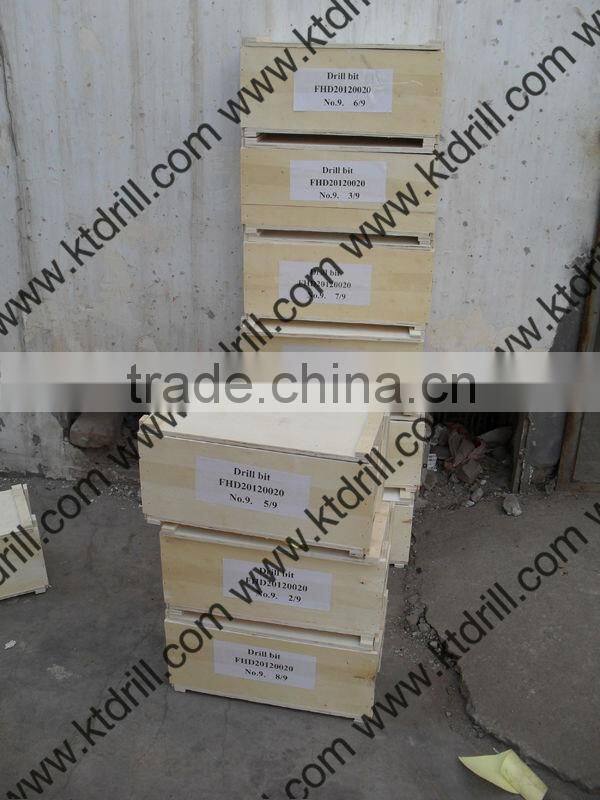 threaded type cross rock drilling bits KT R38