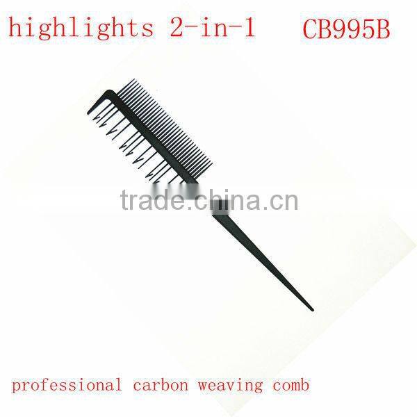 professional highlights 2-in-1 carbon comb