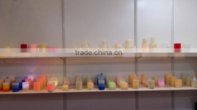 3pcs of set ivory wax paraffin LED Electronic Flameless Smokeless Candle Light