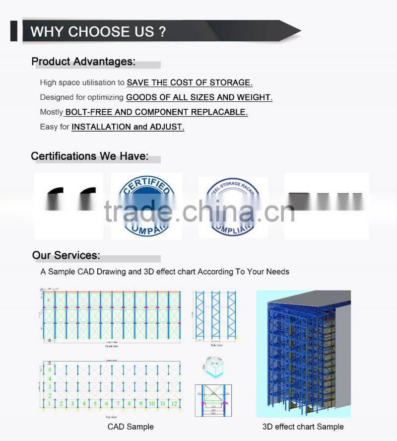 Moved Q235 Warehouse Uprights Mezzanine