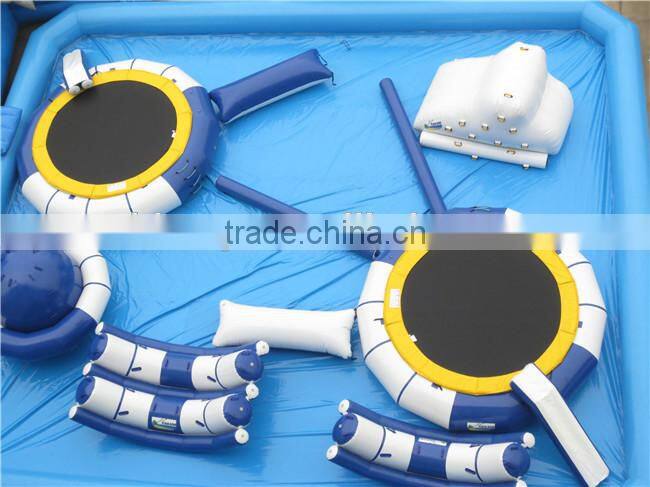 PVC Hot summer Inflatable Banana Boat Inflatable pool seesaw