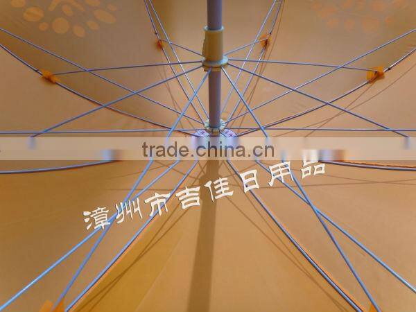 KSE Diam 240CM large promotional yellow parasol