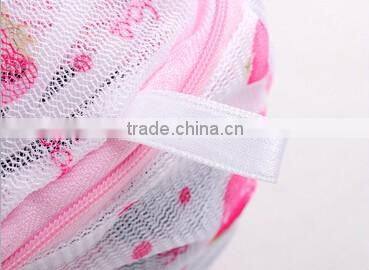 YIWU RODA 100%polyester cylinder printed double mesh washing bag
