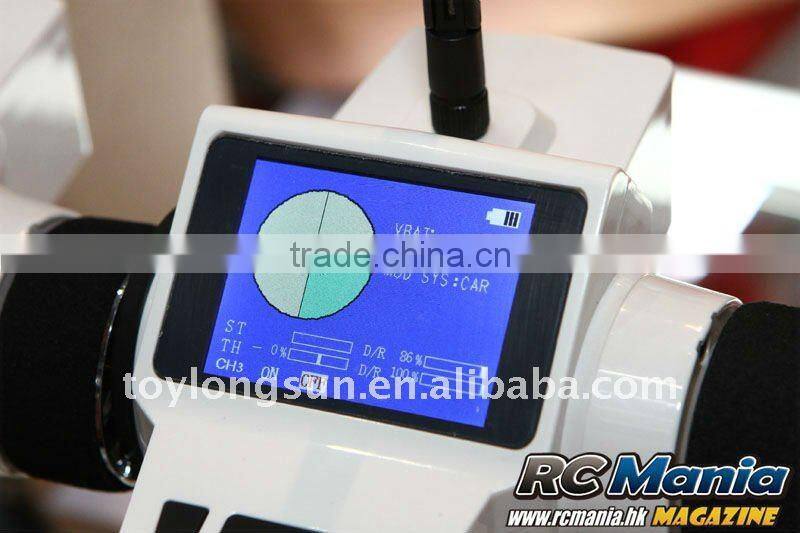 2013 hot sller 2.4Ghz transmitter rc car radio control with LED display