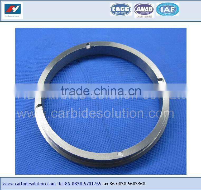 Customized tungsten carbide /silicon carbide mechanical seal rings for oil pumps /oil industry