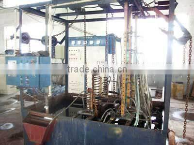Round-link induction quenching and tempering equipment