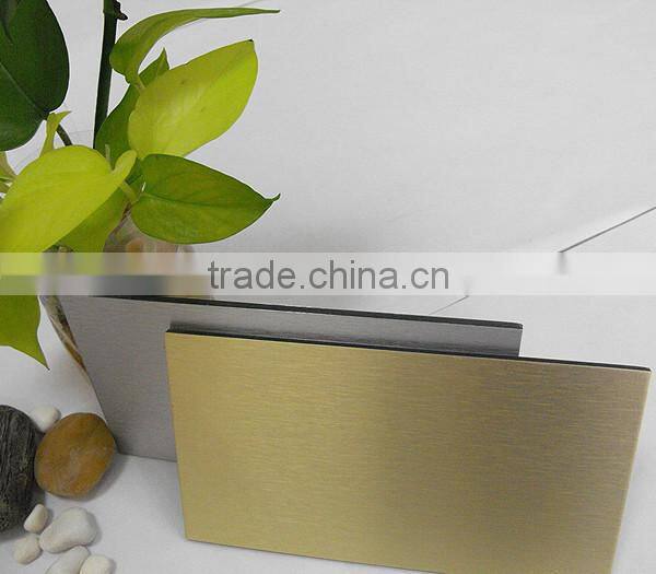 Aluminum Composite Panel aluminum panel Brushed Sliver aluminum composite panel