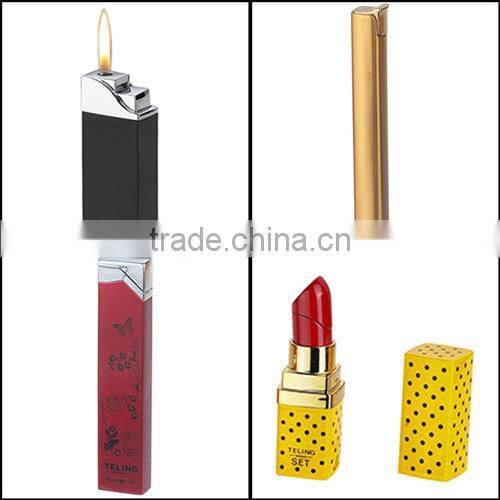 pure color cigarette lighter gift set kitchen lighter