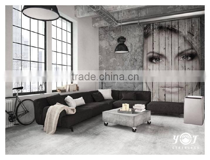 Hot Sale High Quality Decorative Stainless Steel Large Dustbin