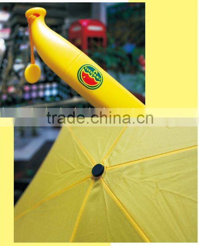 Hot Sell Unique Umbrella Sun And Rain Folding Umbrella banana Shape Umbrella