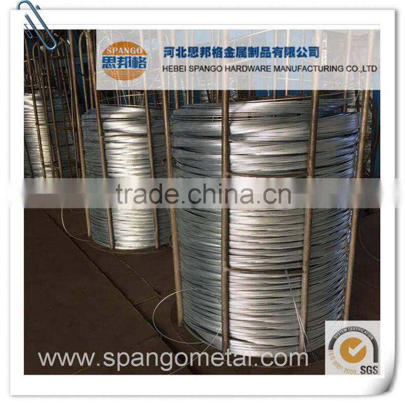 hot dipped galvanized Steel wire for armouring cable wire/size 5mm/made in China