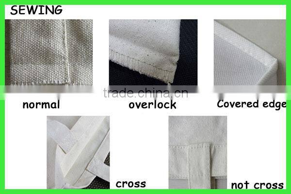 made in china standard size cotton tote bag