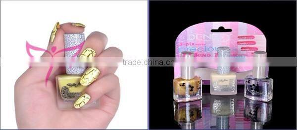 Hot new arrvail Denesy crack nail paint varnish set
