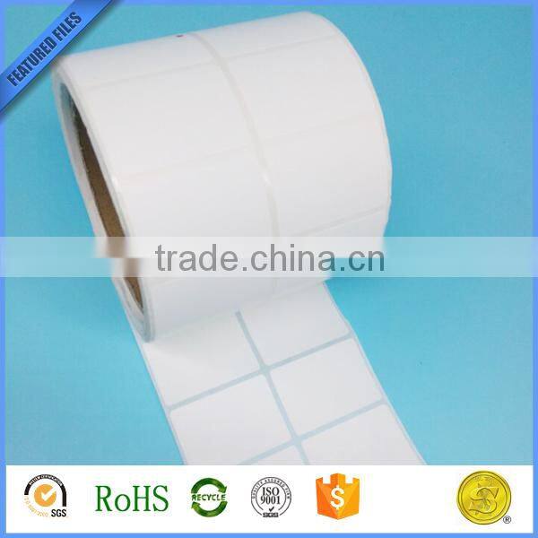 logo customized thermal paper lable adhesive paper lable