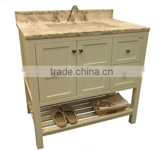 Boma Hot Trends Oak Solid Wood Free Standing Bathroom Vanity With Legs