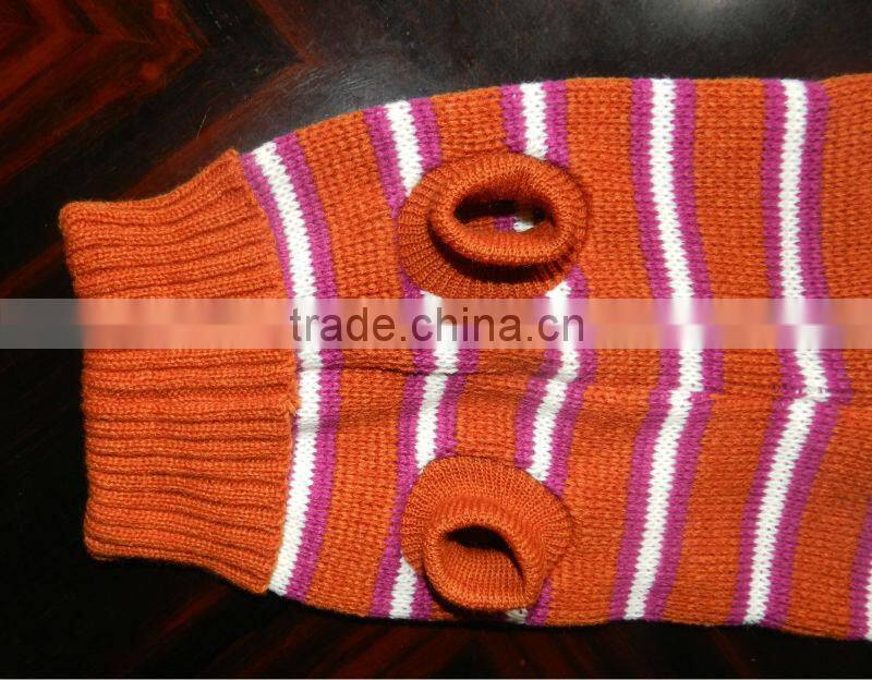 2016 New Pet Dog Puppy Warm Woolen Winter Knitted Sweater Apparel