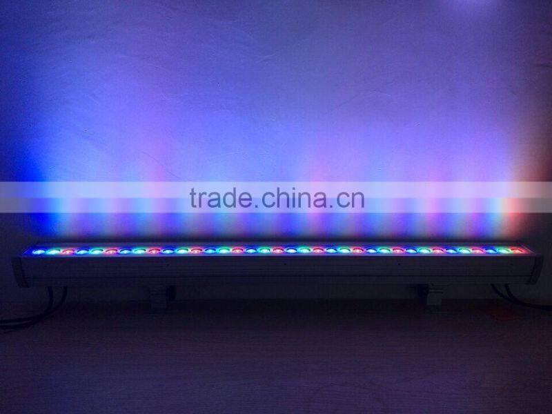WLED 1-10 HOT 36 pcs 1w rgb leds outdoor IP65 rgb dmx led wallwasher