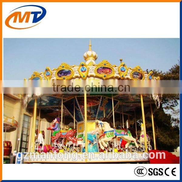 Newest China Theme Park Flying Tower Type Ride/ Flying luxury Carousel with high quailty for sale