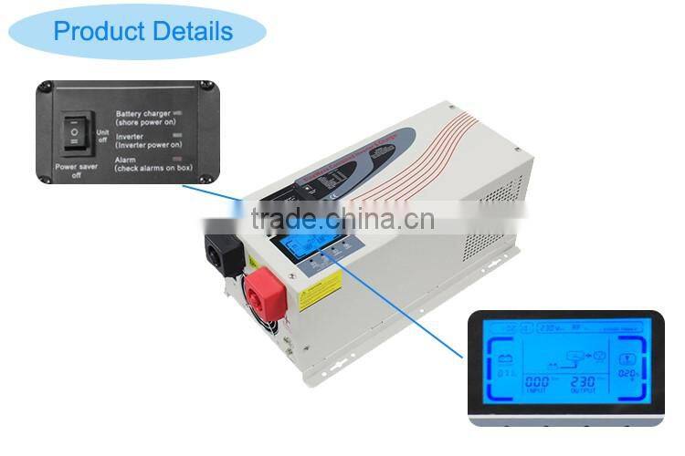 CE RoHS approved pure sine wave 12v/220v 5000w inverter