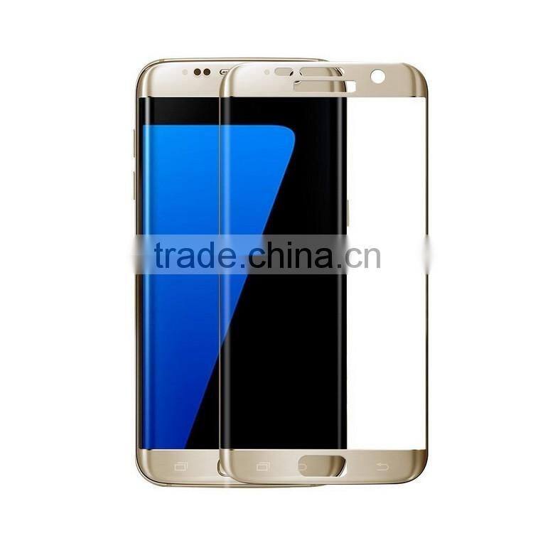 Factory Directly Wholesale Mobile Phone 3D Full Cover Tempered Glass Screen Protector For Samsung Note 7