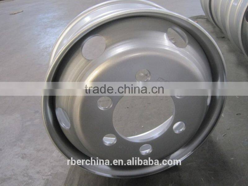 Tubeless Truck steel wheel rim for tyre8R19.5